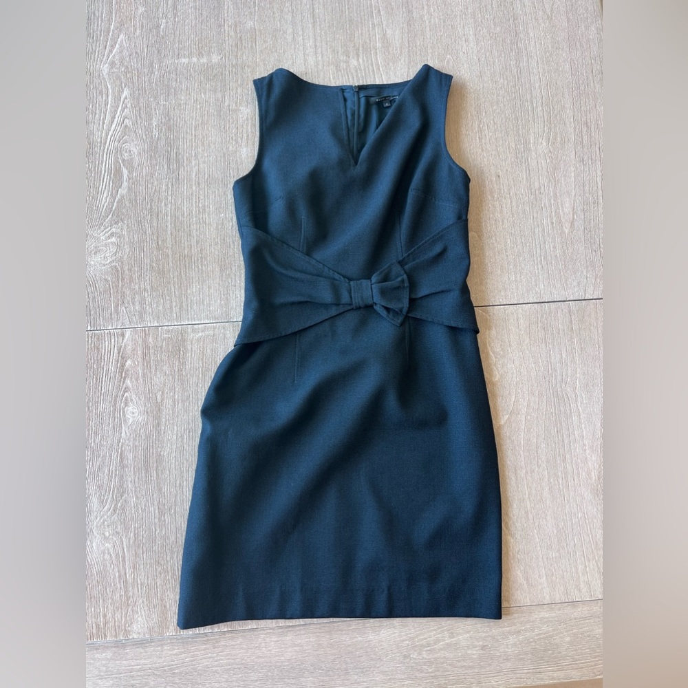 David Meister black cocktail dress.